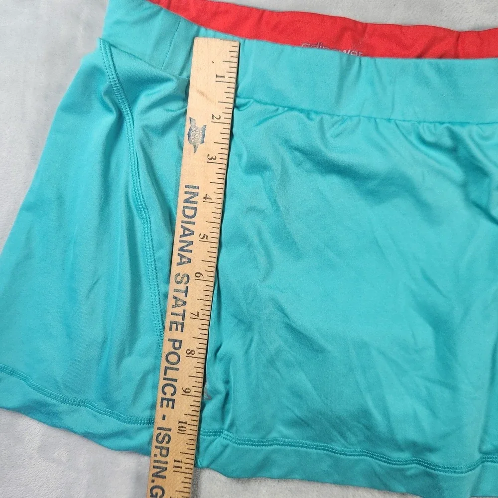 Adidas Adipower Women's Straight Mini Skort Polyester Teal Size‎ M Golf